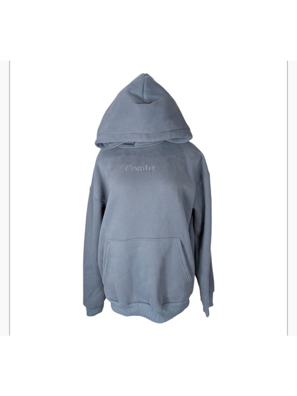 Comfrt Blue Hoodie Sweatshirt cotton unisex size M